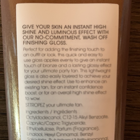 St. Tropez One Night Only Finishing Gloss. 100 ml. - Picture 2 of 2